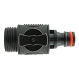 Wall Flange Kit 32mm MDPE + Valve with Male Quick Connector