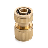 Premium Garden Hose Yellow with Brass Hose Connectors