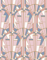 Harmon Detailed Art Deco Inspired Wallpaper