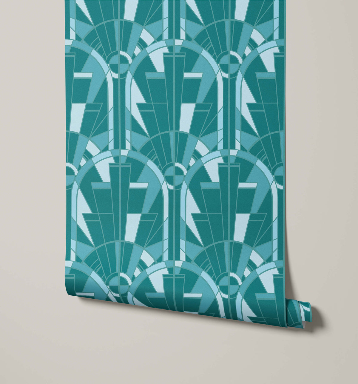 Harmon Detailed Art Deco Inspired Wallpaper