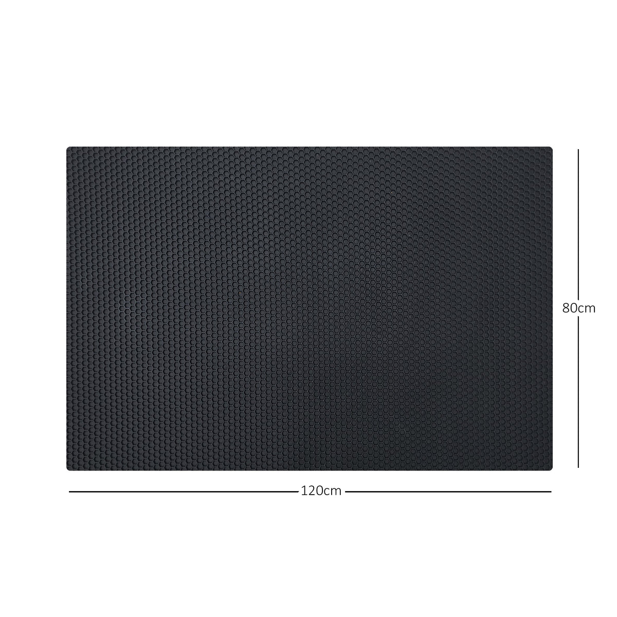 Hexagon Pattern Heavy Duty Rubber Door Mat