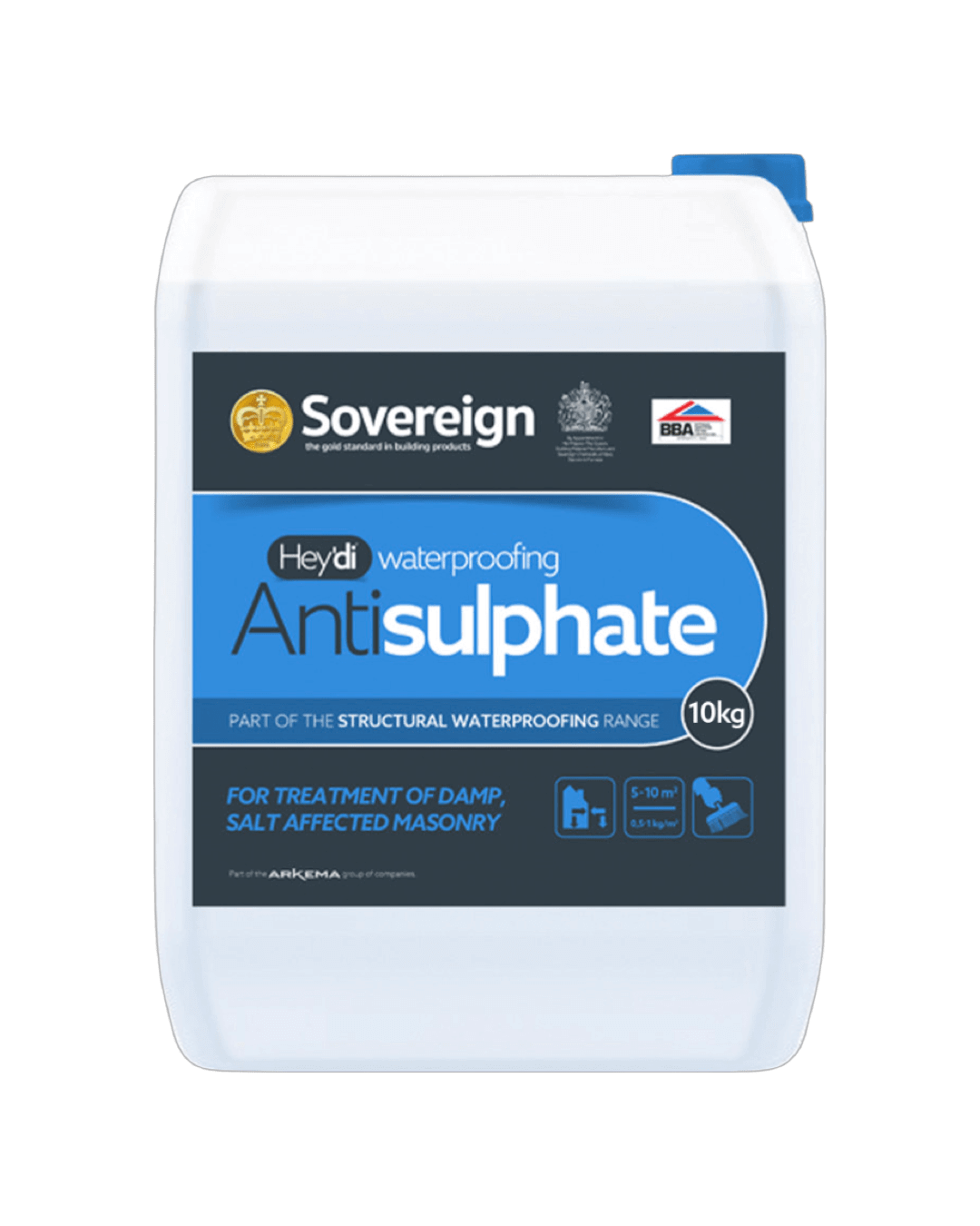Heydi Antisulphate Advanced Salt Neutralising Treatment Damp & Salt‑Affected Masonry