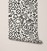 Hip Perfectly Childrens Room Setting Wallpaper