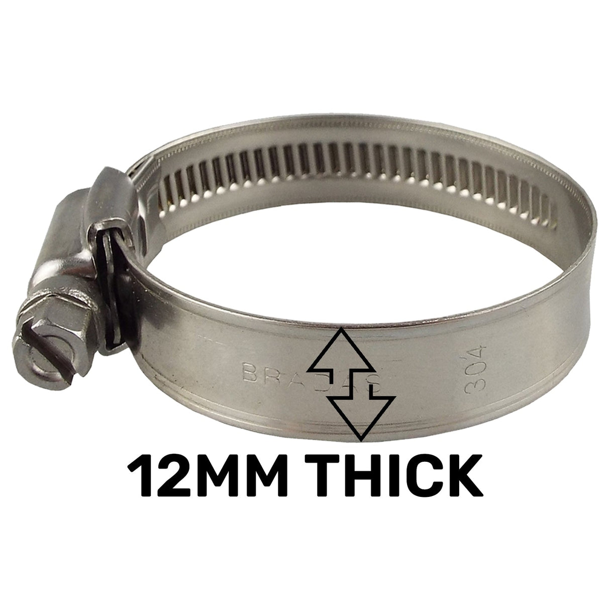 A4 Stainless Steel Hose Clip 70mm/90mm