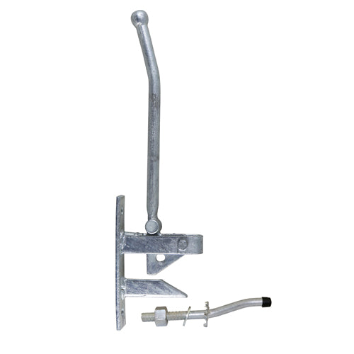 Hunting Type Lift Gate Catch with Cranked Striker – Hot Dipped Galvanised - 425mm