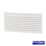 Internal Louvre Vent – Plastic - White