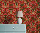 Jakata Indian Floral Wallpaper
