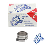 Jubilee® Clip A2 304 Stainless Steel - 16 - 22mm (Box of 10)