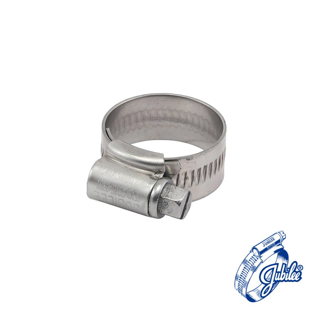 Jubilee® Clip A2 304 Stainless Steel - 18 - 25mm (Box of 10)
