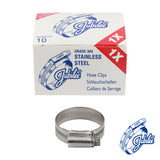 Jubilee® Clip A2 304 Stainless Steel - 30 - 40mm (Box of 10)