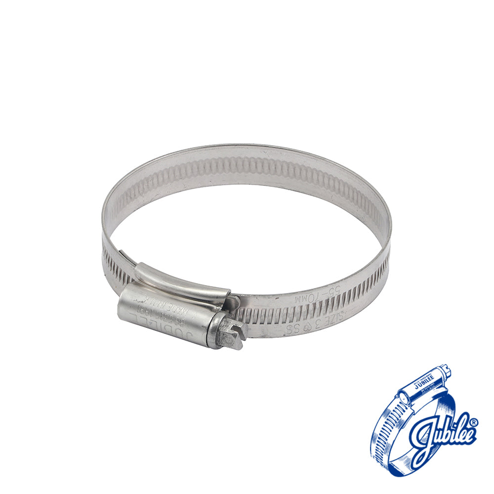 Jubilee® Clip A2 304 Stainless Steel - 55 - 70mm (Box of 10)