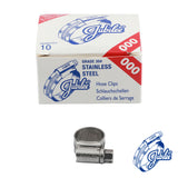 Jubilee® Clip A2 304 Stainless Steel - 9.5 - 12mm (Box of 10)