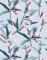 June Leafy Tropical Wallpaper