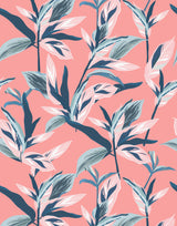 June Leafy Tropical Wallpaper