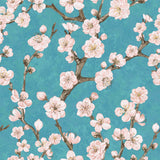 Junta Introducing Enchanting Painted-effect Blossom Wallpaper