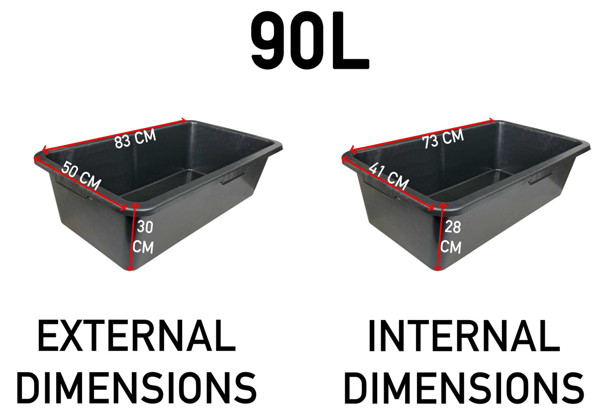 Mixing Tub 90L Pink