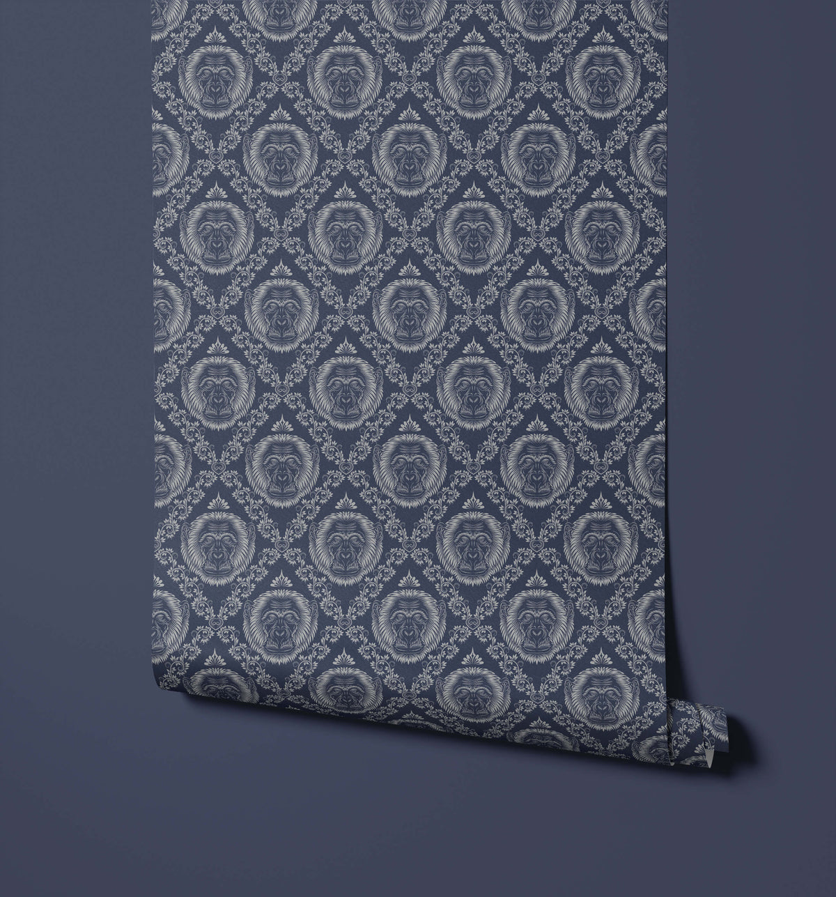 Kang Opulent Aesthetics Baroque-style Monkey Wallpaper