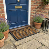 Rubber and Coir Scraper Door Mat