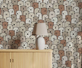 Layton Playful Childrens Bear Wallpaper