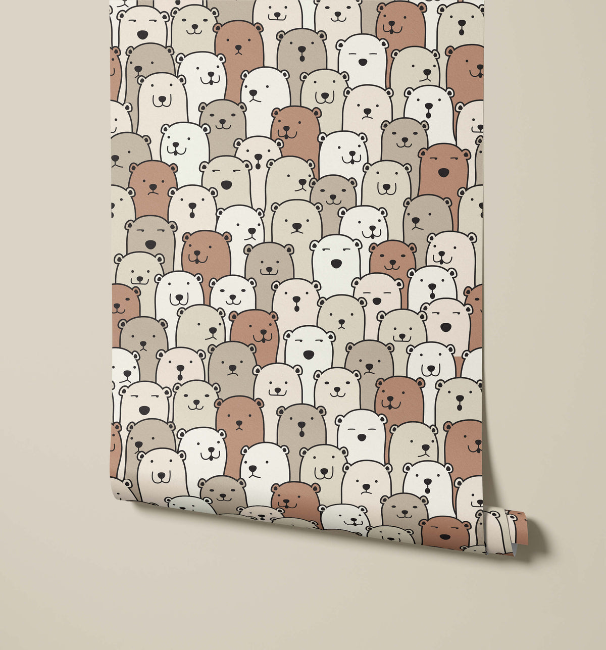 Layton Playful Childrens Bear Wallpaper