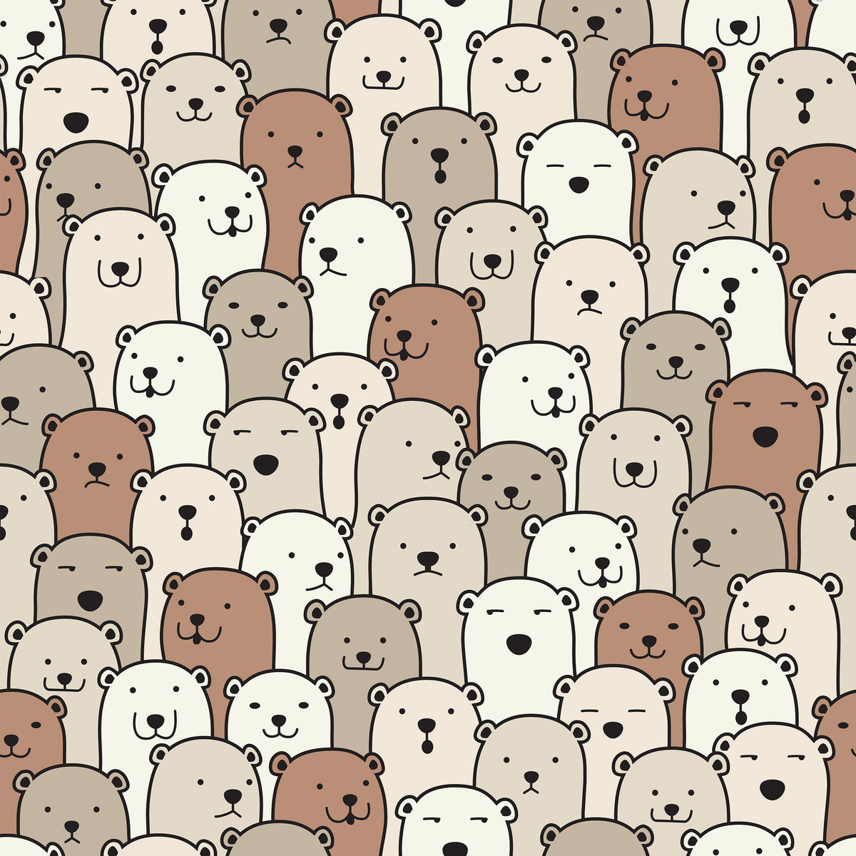 Layton Playful Childrens Bear Wallpaper