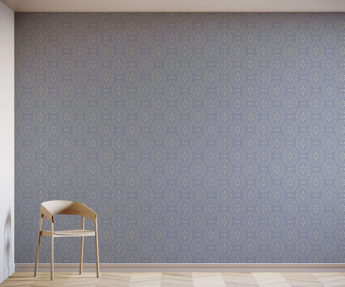 Limba Sun Motif Wallpaper