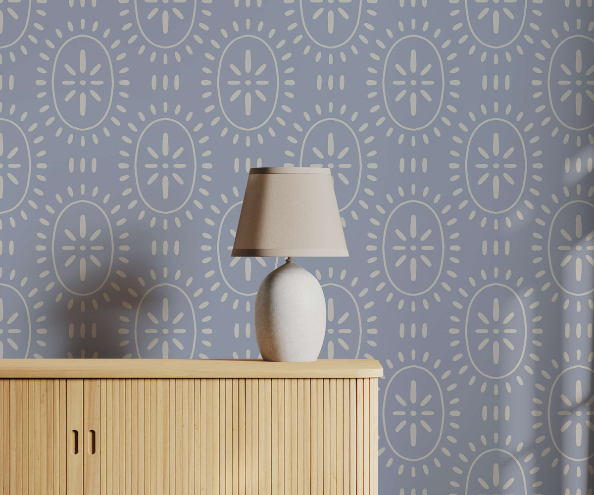 Limba Sun Motif Wallpaper