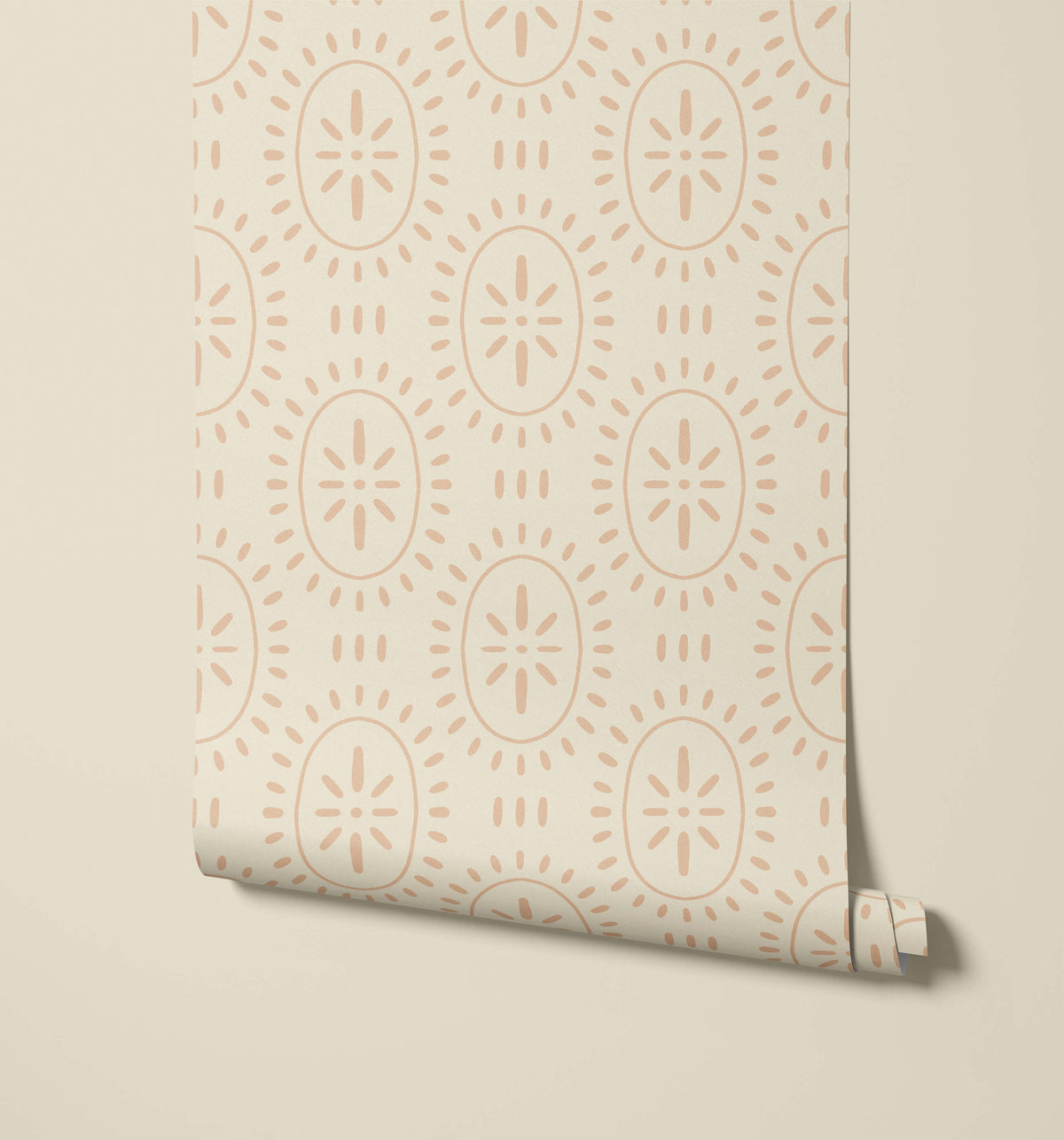 Limba Sun Motif Wallpaper