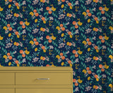 Limonata Amongst Lush Leaves Flowers Wallpaper