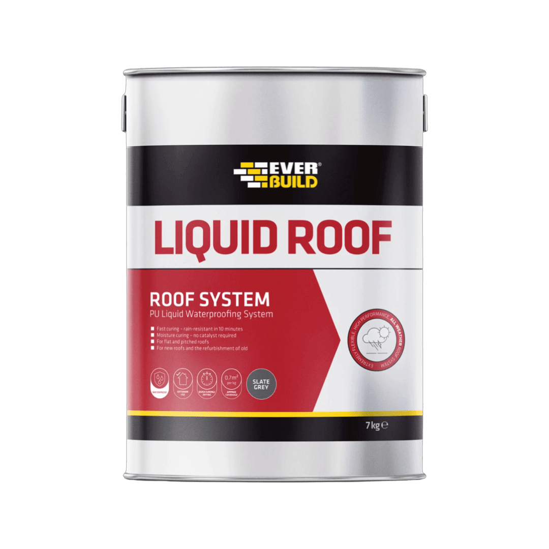 Sika Everbuild Aquaseal Liquid Roof - 7/21kg - Two-Coat Polyureathane-Based Waterproofing