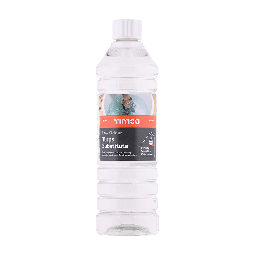Turps (Turpentine) Substitute - Solvent Based Thinner & Cleaner for Oil Based Paint - 750ml