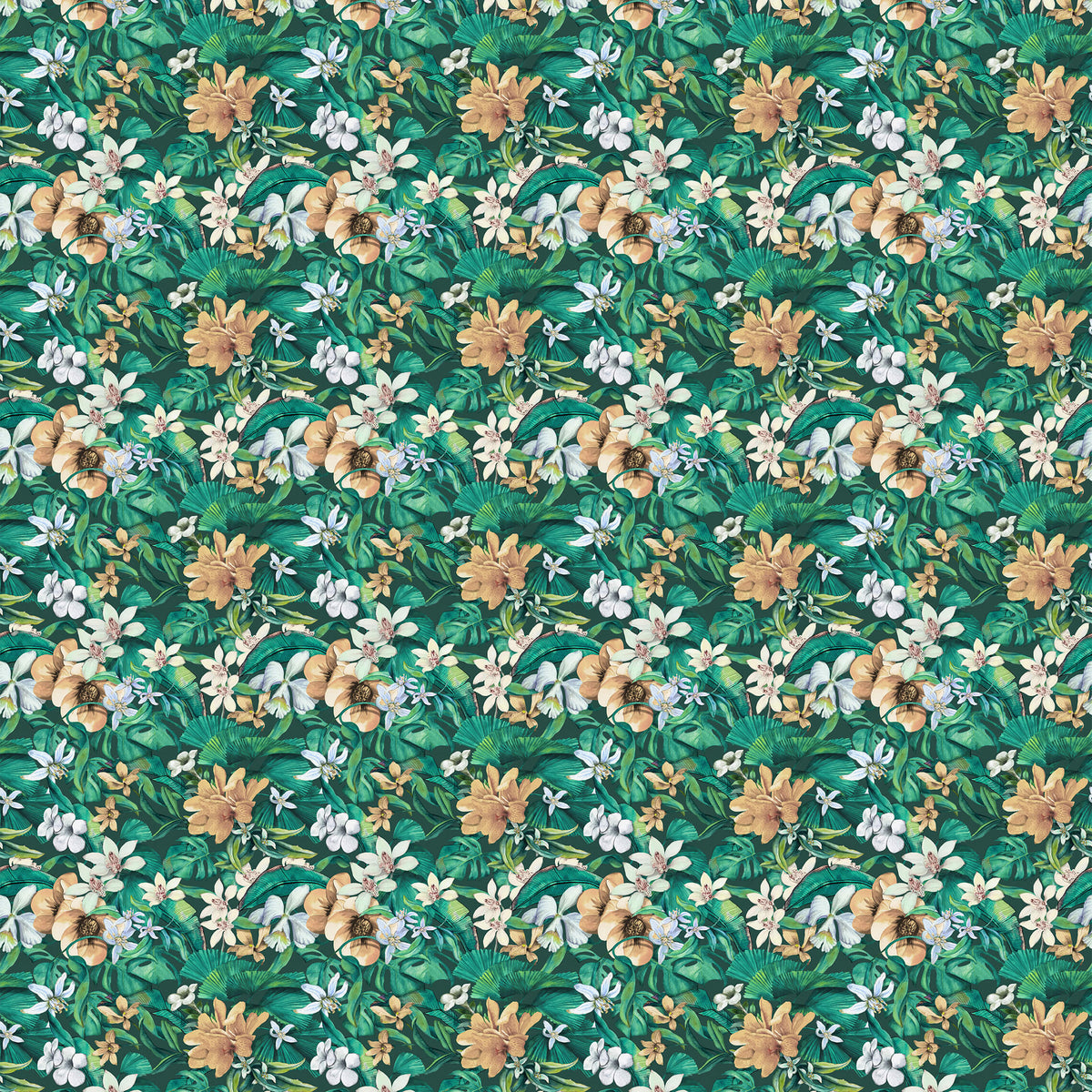 Lush Floral Wallpaper