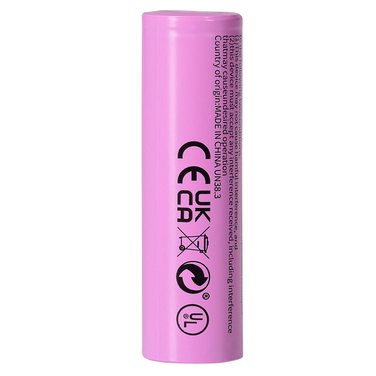 Maplin 18650/R280 Flat Tip Rechargeable Lithium-Ion Battery