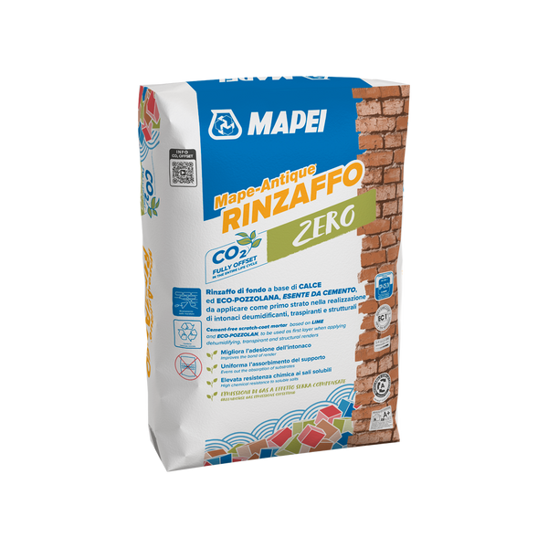 Mape-Antique Rinzaffo - Breathable Heritage & Listed Building Scratch Coat Mortar - 100% Cement Free - 20kg