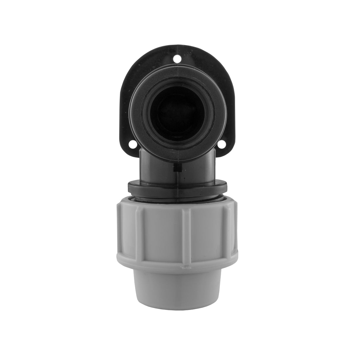 Wall Flange Kit 25mm MDPE + Quick Connect Lever Tap