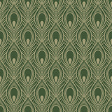 Maiden Intricate Peacock Feather Wallpaper
