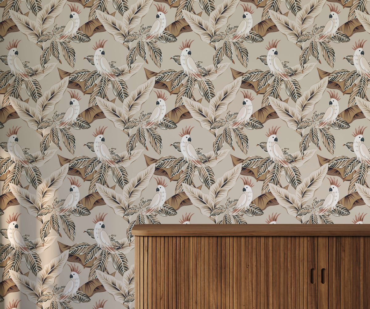Marilyn Using Understated Tones Cockatoo Wallpaper