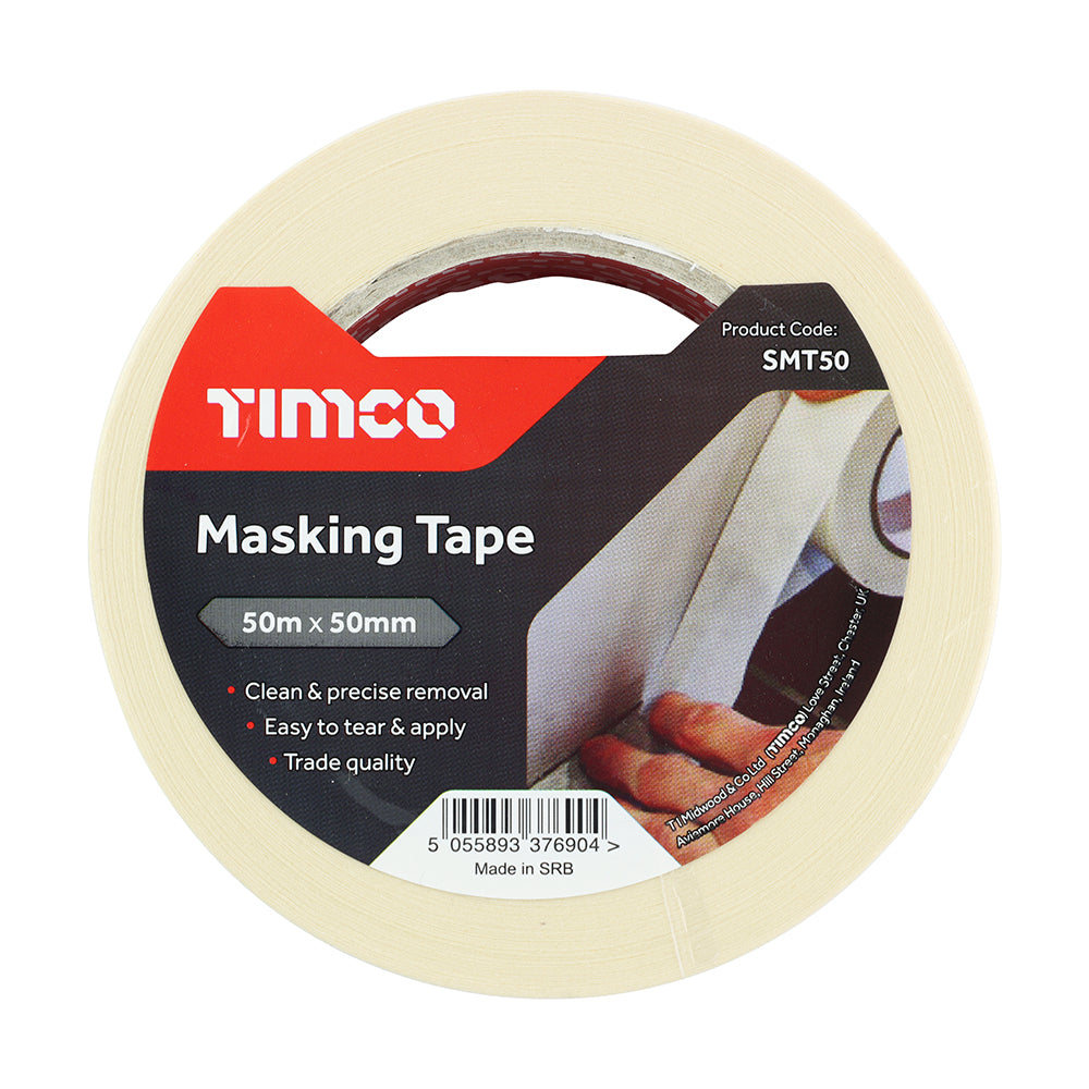 Masking Tape – Cream - 50mm x 50m
