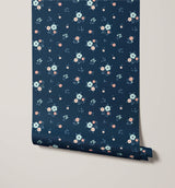 Meadow Reminiscent Wildflower Wallpaper