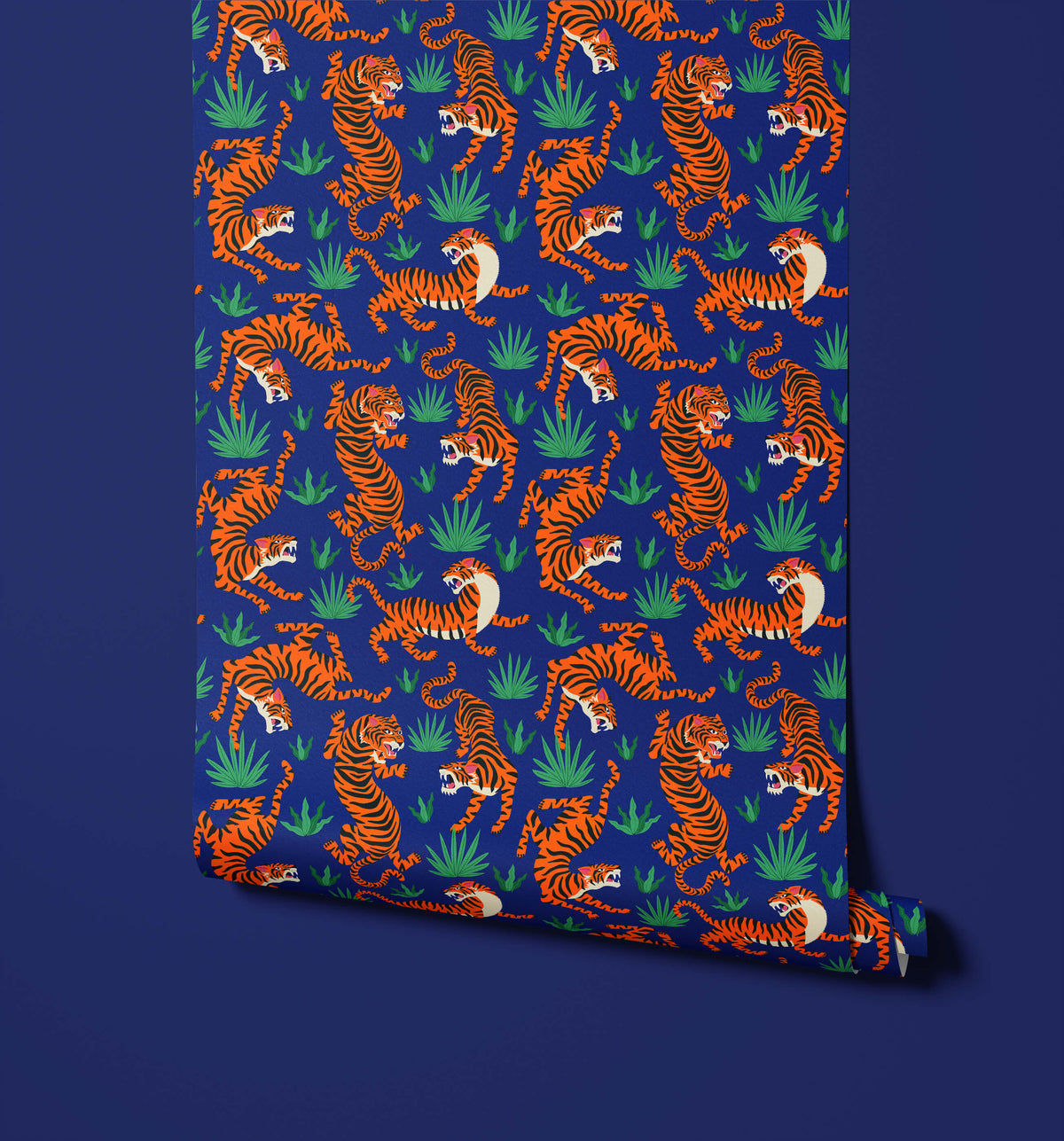Medella Oriental Tiger Wallpaper