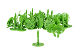Biokil Crown Membrane Plaster Plugs – 60 mm Green (200‑Pack)
