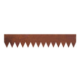 Metal Garden Border Edging – Saw-Tooth Spikes, Pack of 5