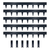 Metal Lawn Edging Garden Border with Pegs - 5 Pieces