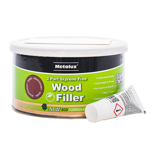 Metolux 2 Part Styrene Free Wood Filler – Pine (275ml / 770ml / 3.3L)