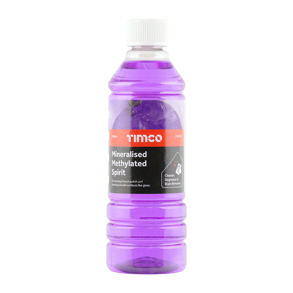 Mineralised Methylated Spirit - Polish Thinning & Hard Surface Cleaning - 750ml