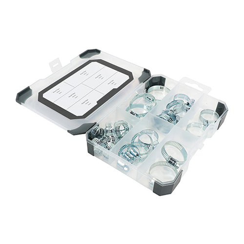 Mixed Tray Hose Clips – 25 Piece