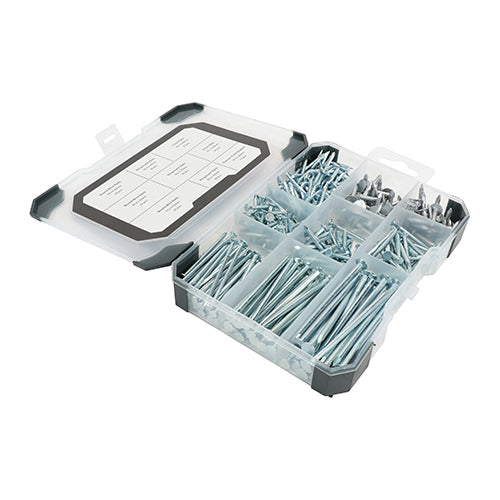 Mixed Tray – Nails (Galvanised & Bright) – 300 Piece