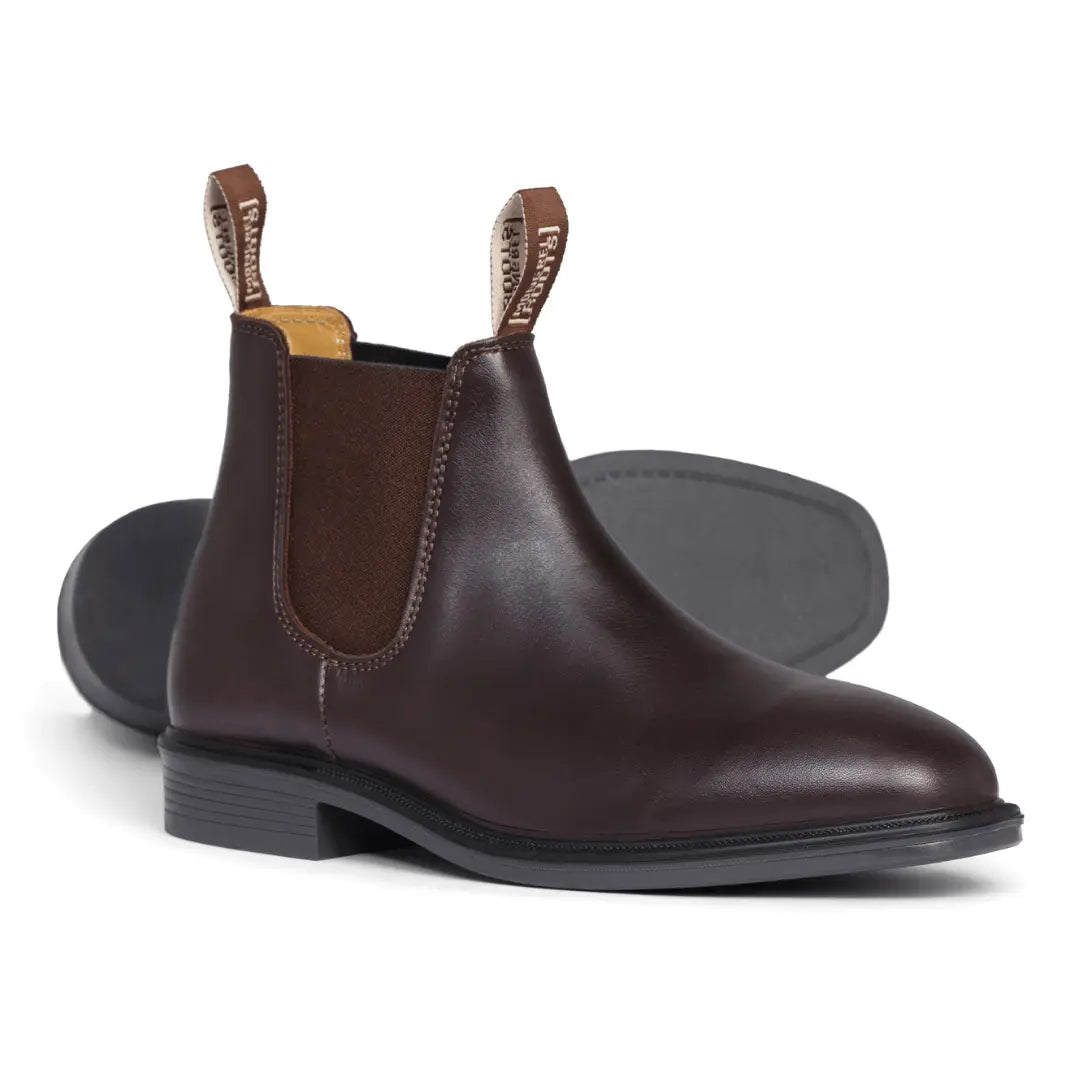 Mongrel Premium Leather Riding Boots - Brown