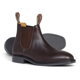 Mongrel Premium Leather Riding Boots - Brown