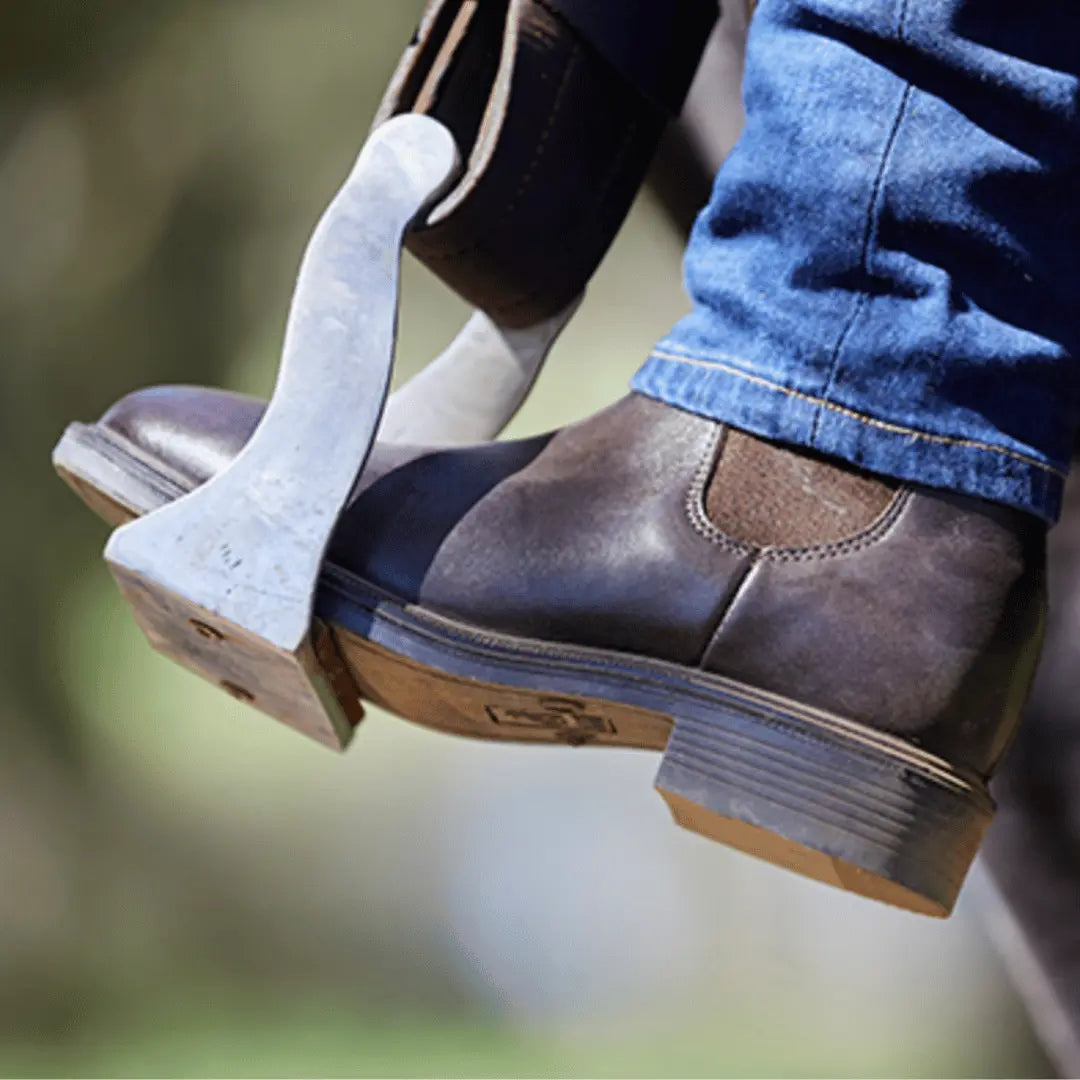 Mongrel Premium Leather Riding Boots - Brown